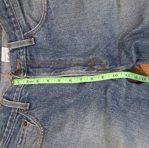 Levi's Strauss Signature Classic Regular Fit 5 Pocket Rugged Denim Blue Jeans. - Picture 6 of 11